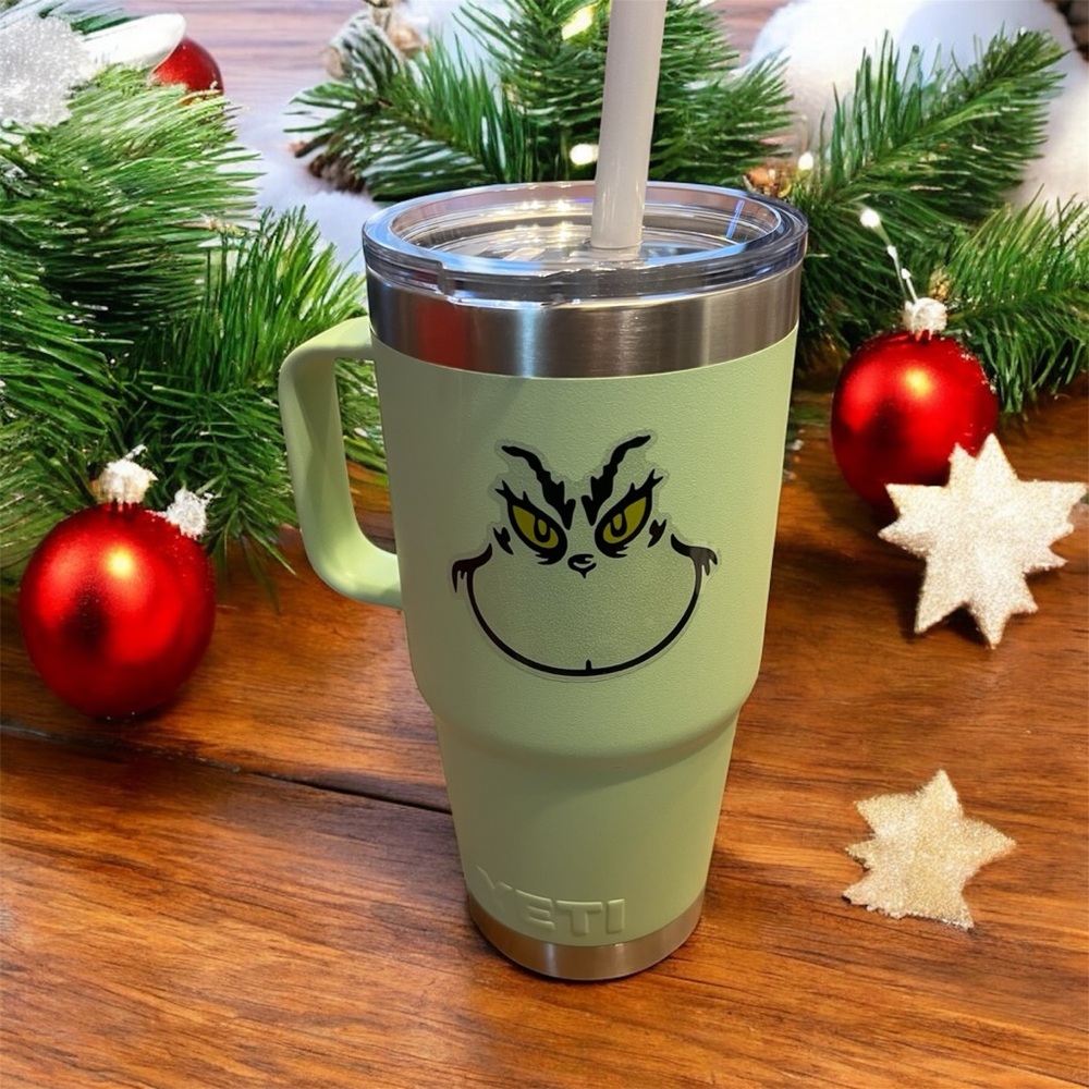 New Yeti Grinch Rambler 25 oz Mug